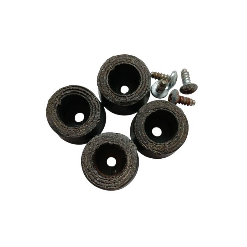 Kit com 4 Pezinhos para os Microondas: (MA30S, ME28S, MEF28, MEF30, MTD30)