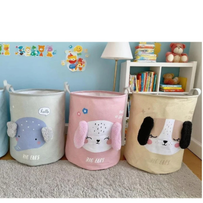 Cesto Dobrável Infantil Organizador Multiuso Animal