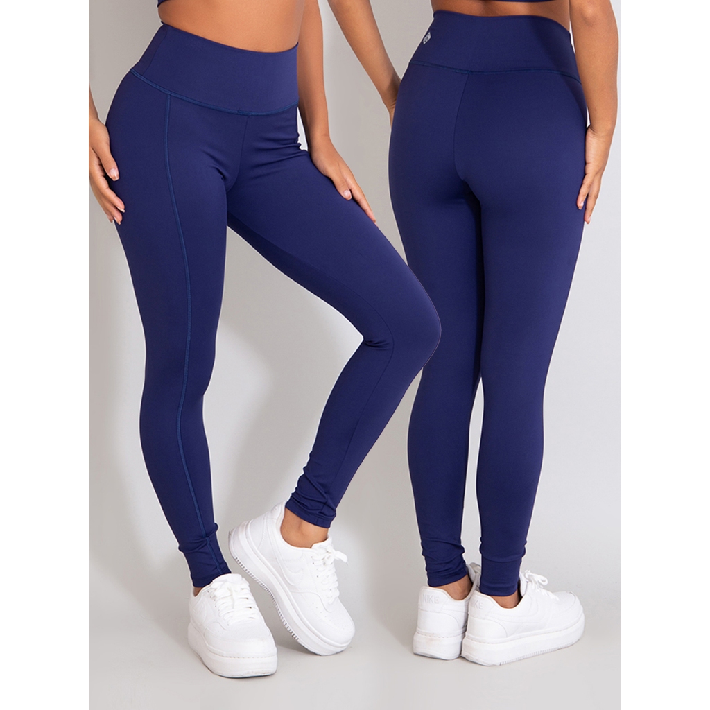Calça Legging Feminina Poliamida com Coberturas Rocca em Oferta na Shopee