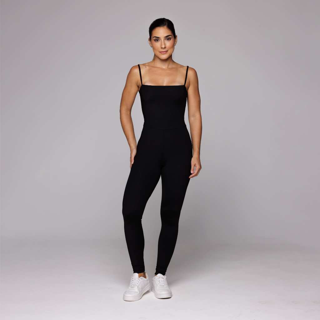 Macacão Poliamida Costas Abertas Fitness Feminino Academia Esportivo Coleção Duo