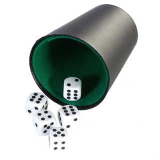 Copo Para Jogo De Dados + 5 Dados em Oferta na Shopee