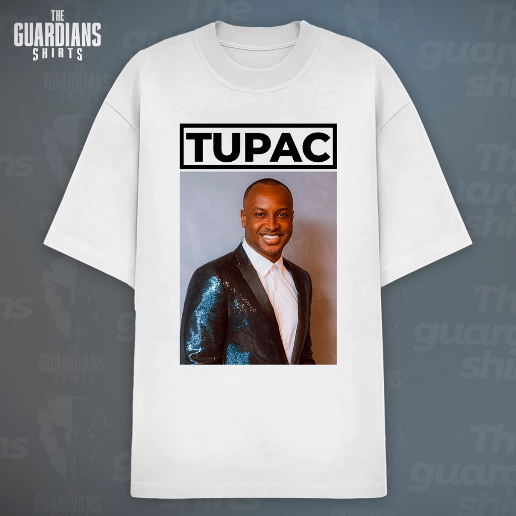 Camiseta Meme Tupac - Thiaguinho 100% Algodão Unissex em Oferta na Shopee