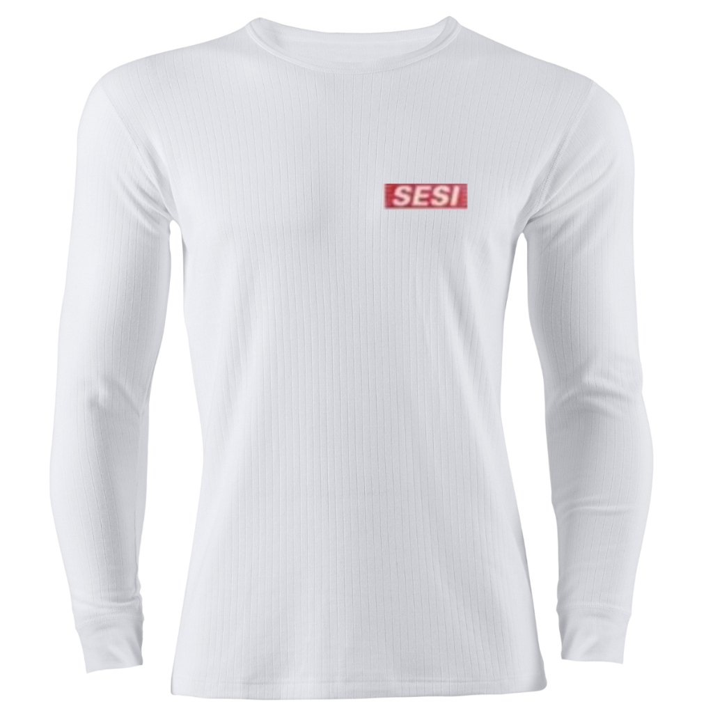 SESI CAMISA CAMISETA MANGA LONGA UNIFORME ESCOLAR ADULTO E CRIANÇAS MASCULINO FAMININO UNISEX TAMANHO 8 AO GG
