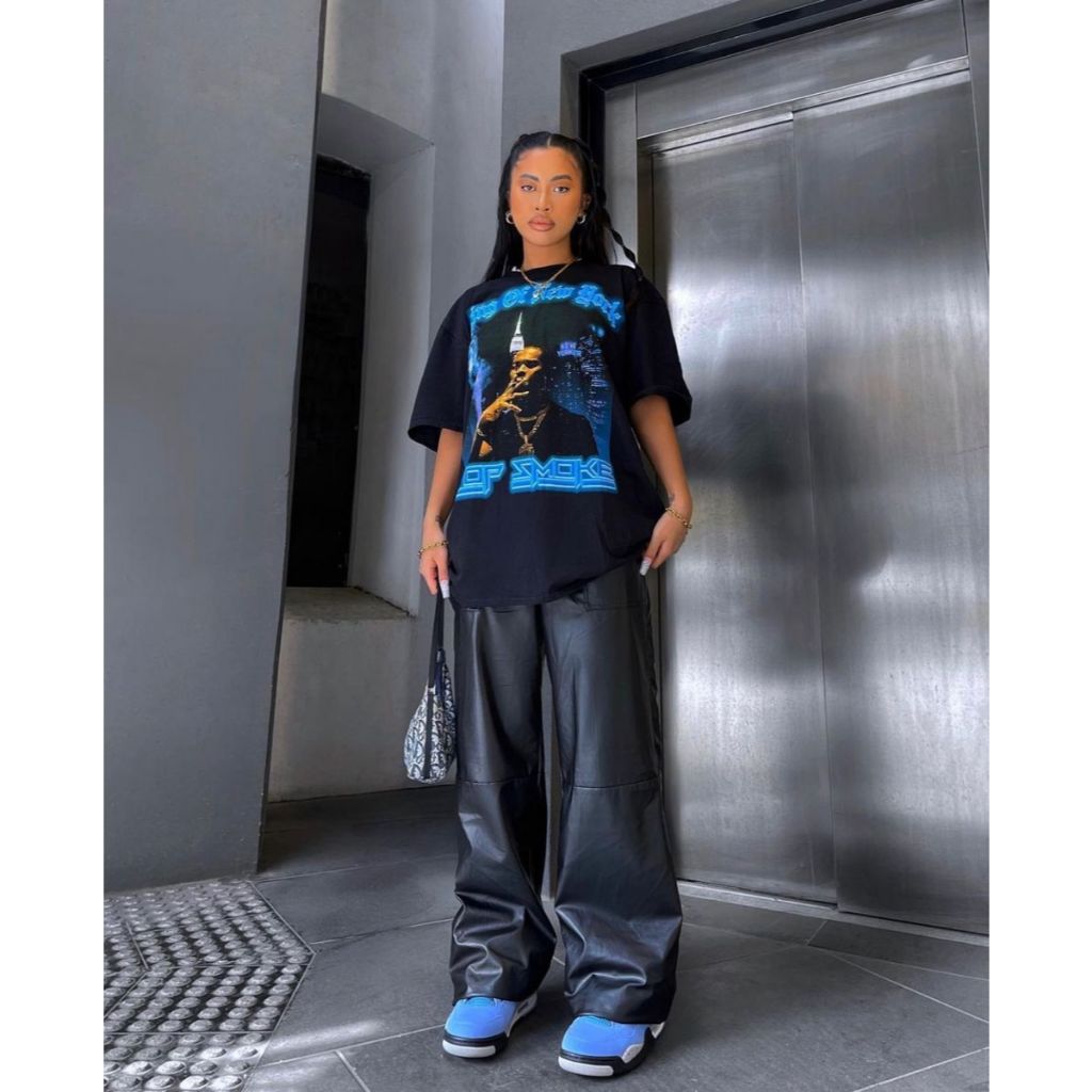 Camiseta oversized Aaliyah Tribute Aftersoul streetwear unissex plus size algodão