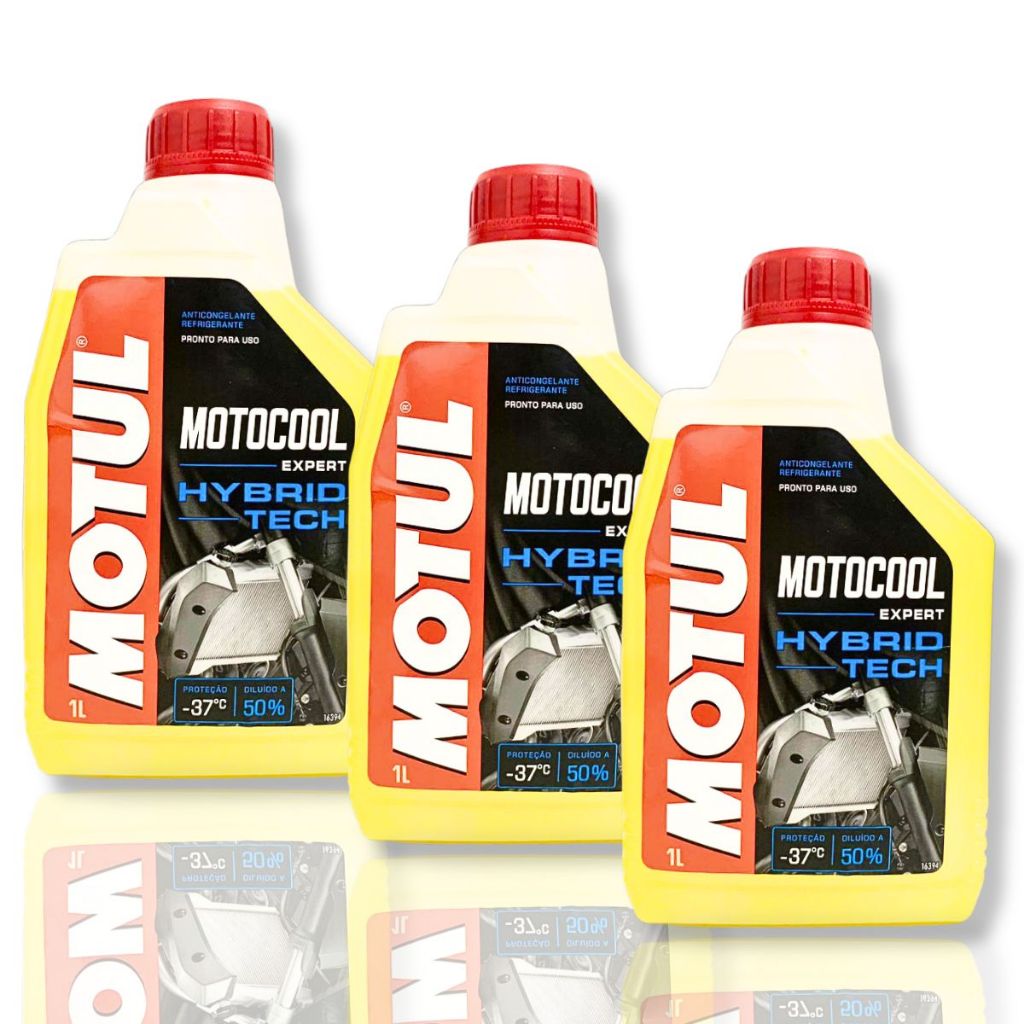 Kit Fluido Radiador Motul Motocool Expert Híbrido 3 Litros