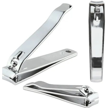 Kit  3 Unidades Cortador de Unha Grande com Lixa Profissional