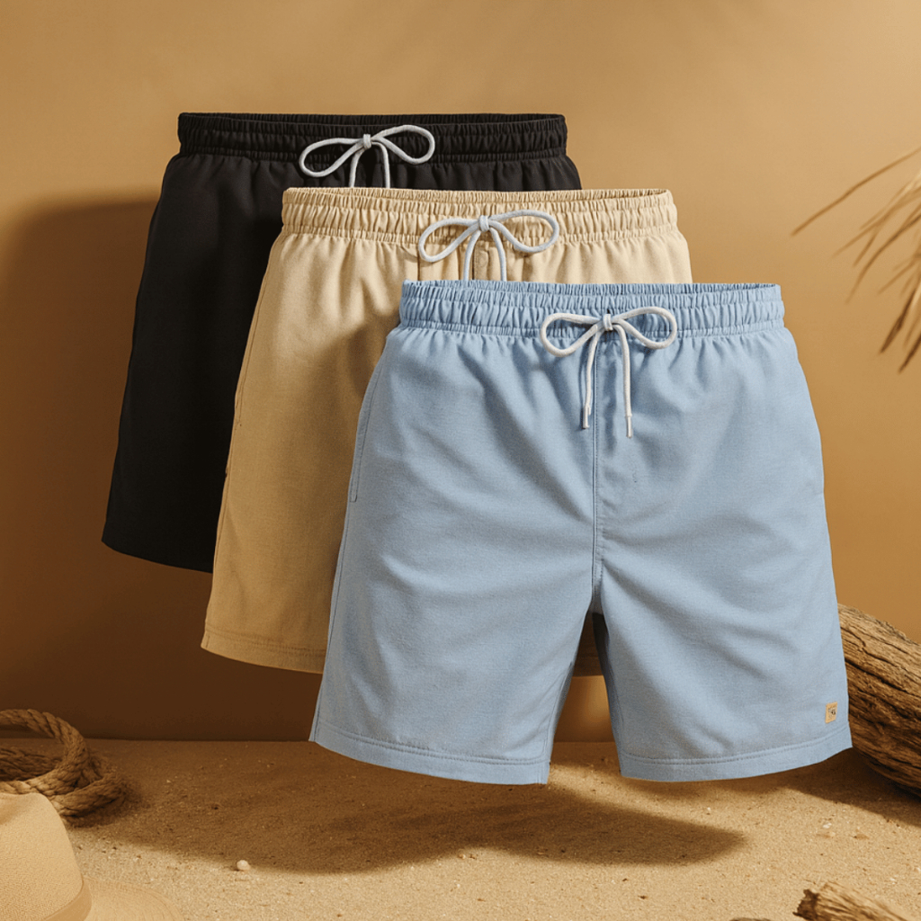 Kit 2 Short Linho Bermuda Mauricinho Premium Masculino Slim 2 Bolsos Verão 2025 em Oferta na Shopee