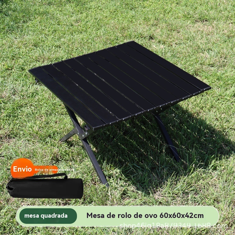 Mesa Dobrável Genérico Aço 60x44 Cm Jardim