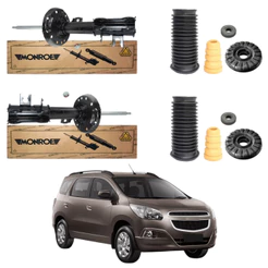 PAR AMORTECEDOR DIANTEIRO SPIN 2012 A 2024 MONROE + KIT