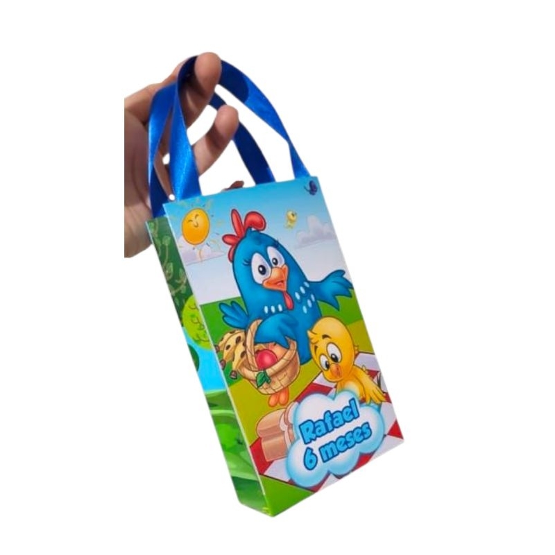 50 SACOLINHA PERSONALIZADA GALINHA PINTADINHA | PEGUE E MONTE |PERSONALIZADOS LEMBRANCINHAS SACOLINHA GALINHA PINTADINHA