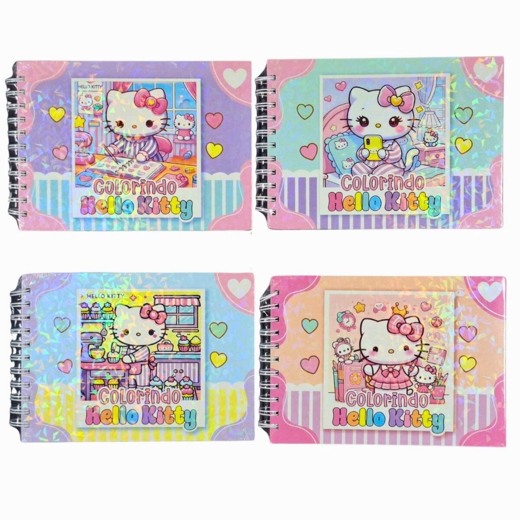 Livro Colorir Gatinha 48p Holográfica Estilo Bobby Goods