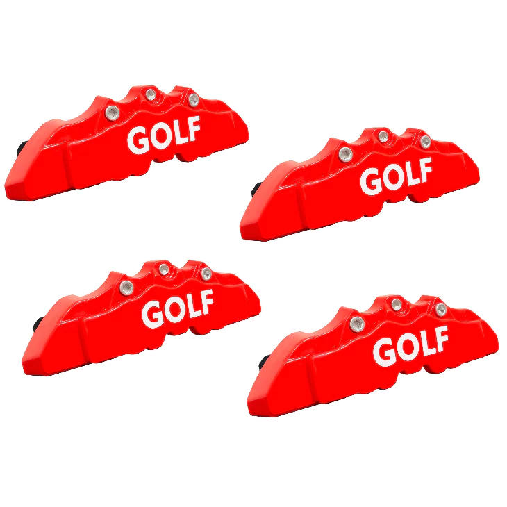 Capa Pinça de Freio Golf Kit 4 Peças + Cola Alta Temperatura – Envio Rápido