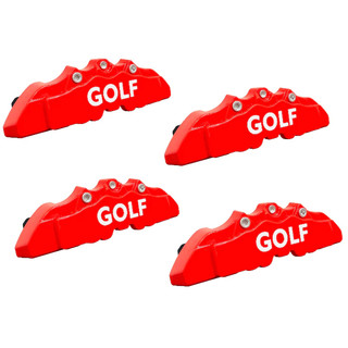 Capa Pinça de Freio Golf Kit 4 Peças + Cola Alta Temperatura – Envio Rápido