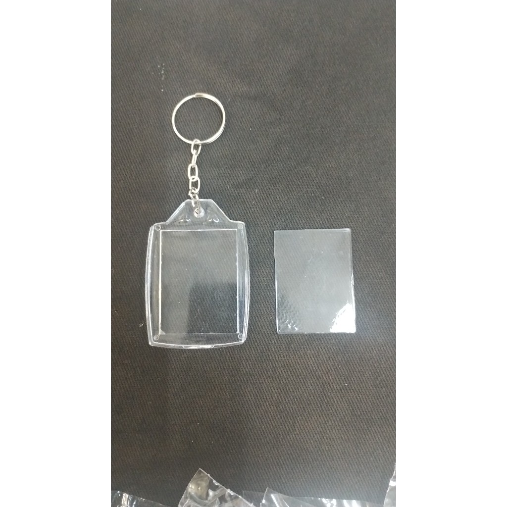 Chaveiro de foto 3x4 acrílico com 12 unidades