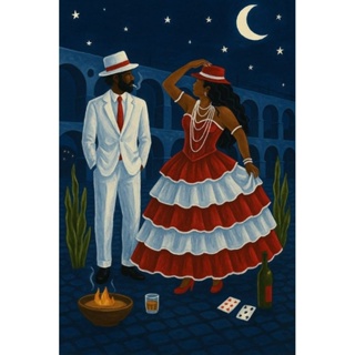 Quadro Decorativo Casal Malandros Zé Pilntra e Maria Navalha Entidades Umbanda e Candomblé Envio Imediato em Oferta na Shopee