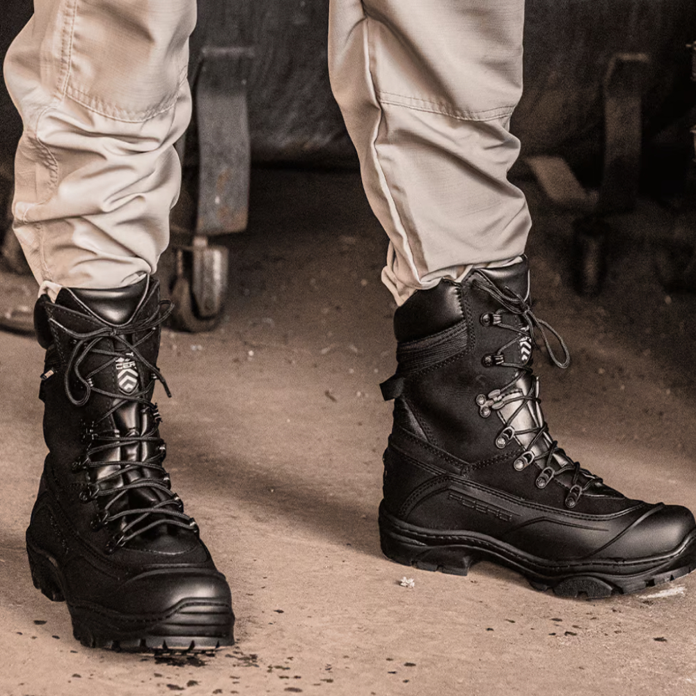 BOTA MILITAR ACERO COURO NOBUCK TIGER PRÓ PRETO em Oferta na Shopee