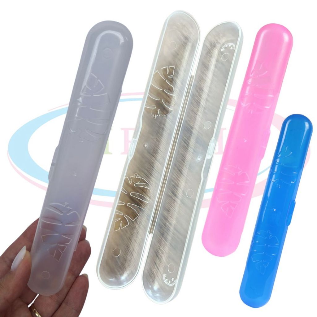 Porta Escova de Dente Design Moderno e Colorido | Praticidade e Higiene | Viagem | Necessaire em Oferta na Shopee
