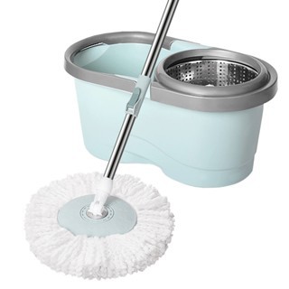 Mop Esfregão Giratório 360° Com Cesto Inox Balde 13 Litros em Oferta na Shopee