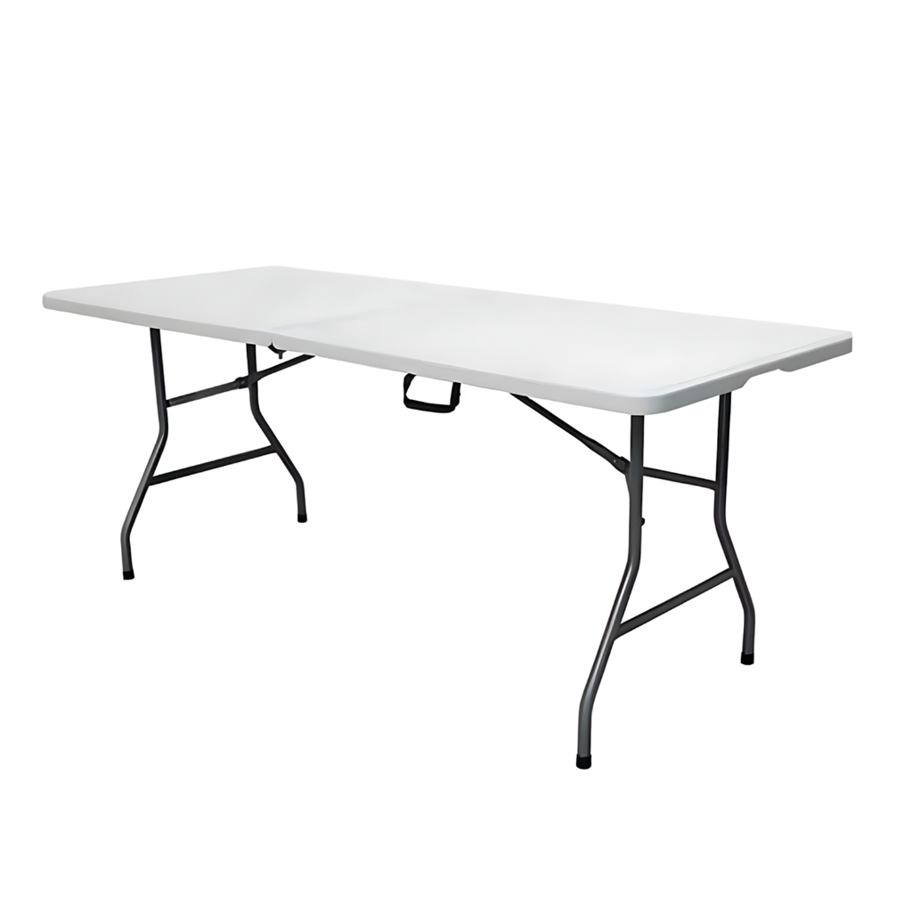 Mesa Retangular Dobrável Multiuso Portátil de Camping 180cm