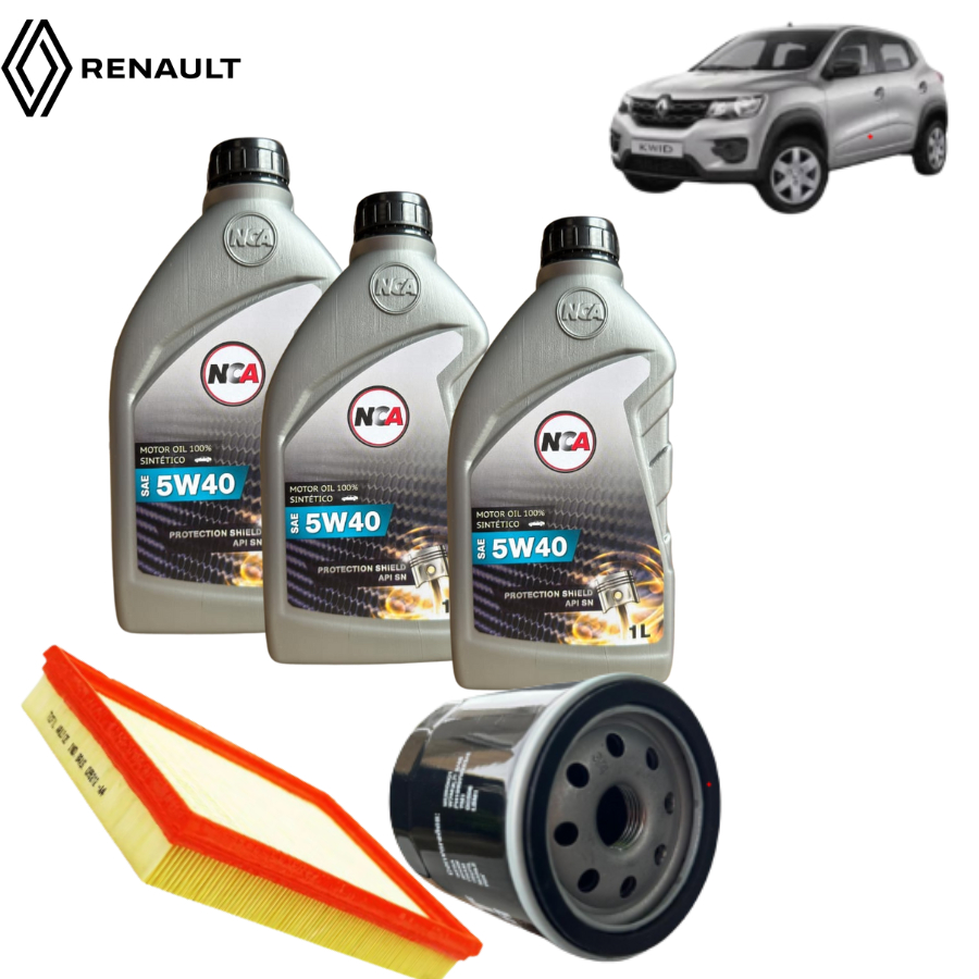 KIT TROCA DE ÓLEO KWID 5W40 + FILTRO (TA1586)