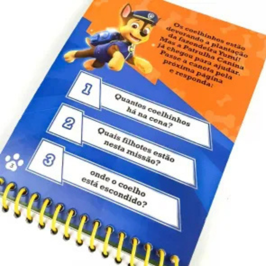 Detalhes do Aquabook Patrulha Canina | Livro Para Colorir Com Água | Os filhotes salvam o dia