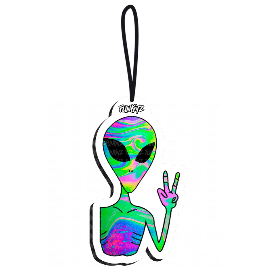 Aromatizante Alien Cool (Cheirinho de Carro Tipo Little Tree) Funkyz