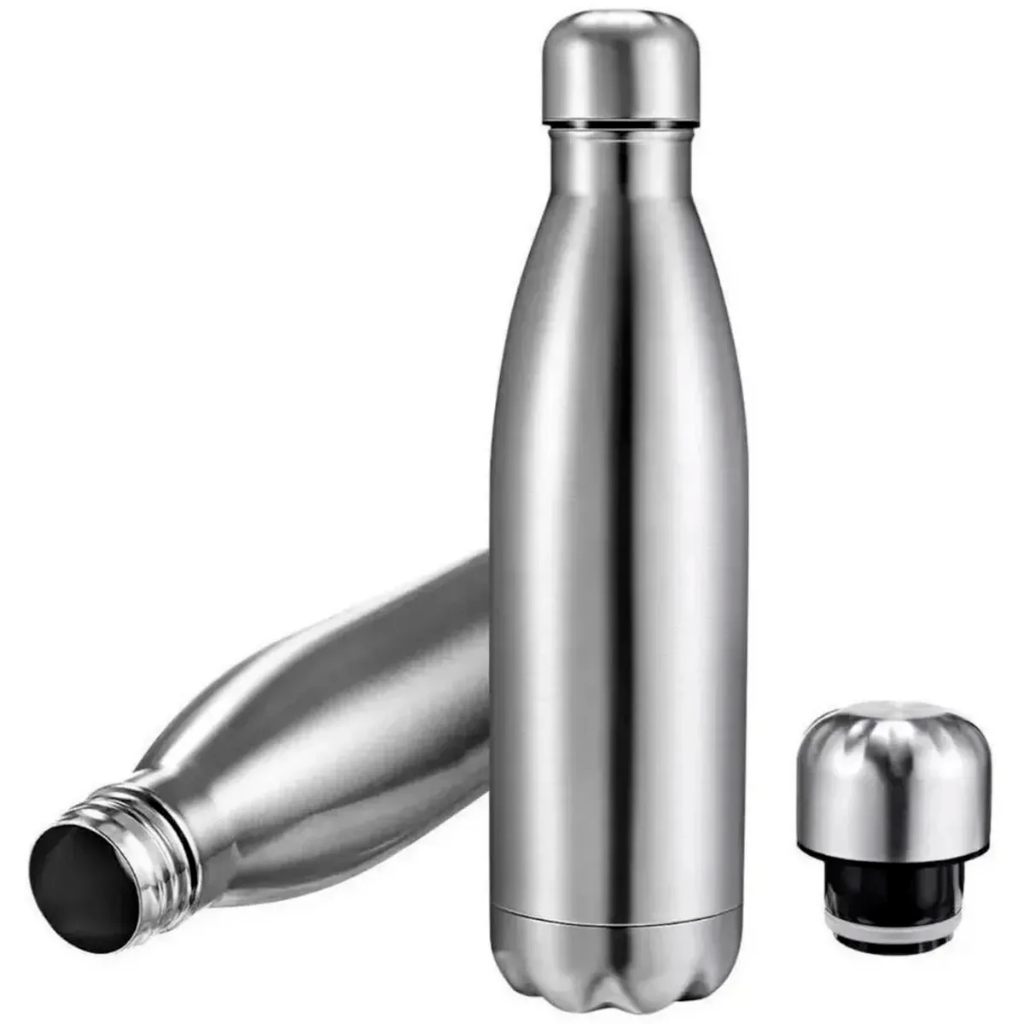 Garrafa Inox Térmica Portátil 500ML Hidrate-se Em Movimento Viagens Esportes Trabalho