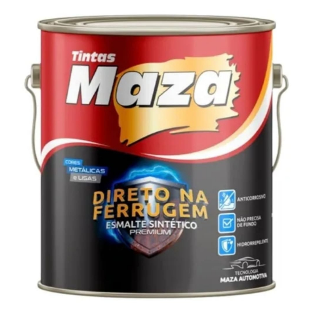 Esmalte Direto Na Ferrugem Maza 3,6L Diversas Cores em Oferta na Shopee