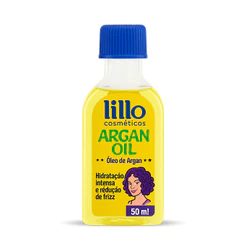 Óleo Capilar Lillo Cosméticos Argan Oil 50ml Hidratação Intensa Unitário