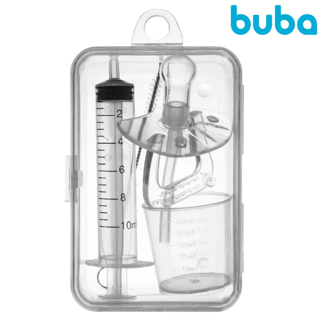 Dosador De Remedio infantil Com Formato Chupeta Buba