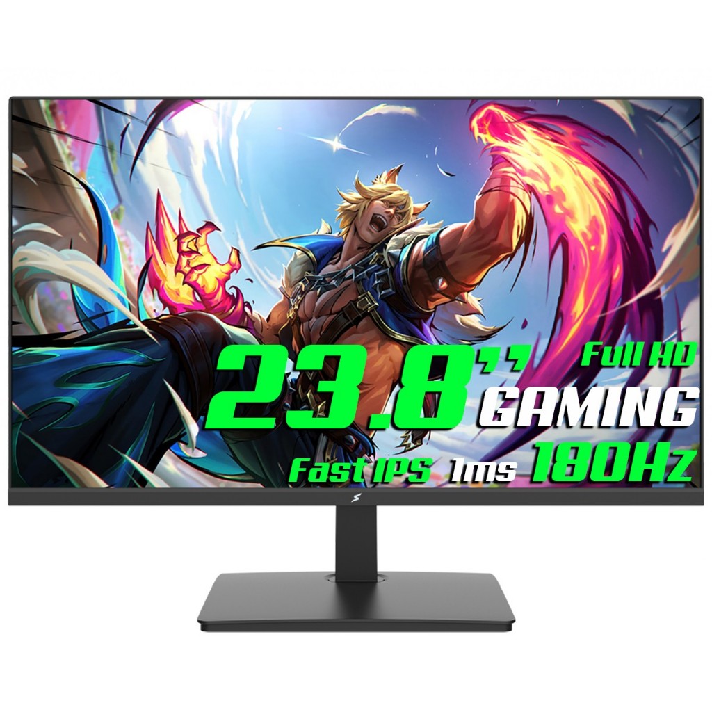 Monitor Gamer SuperFrame View 23.8” Full Hd, 180Hz, 1ms, Fast Ips, FreeSync, 99% sRGB, Hdmi/dp — R$ 799,90 em Shopee