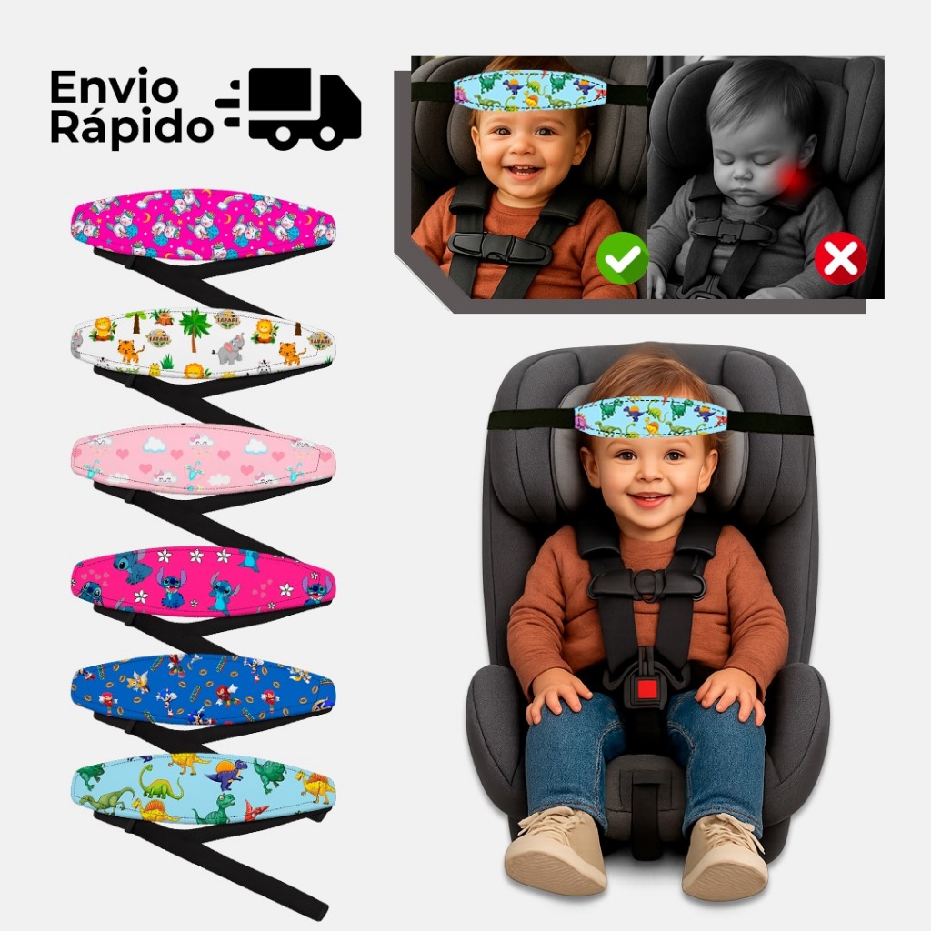 Faixa Apoio Suporte Cabeça Bebe Conforto Cadeirinha Carro em Oferta na Shopee