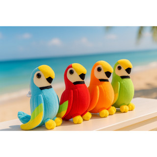 Arara Coração Tropical Pelúcia Arara Encantadora, perfeita para presentear e alegrar qualquer ocasião Companheiros kids