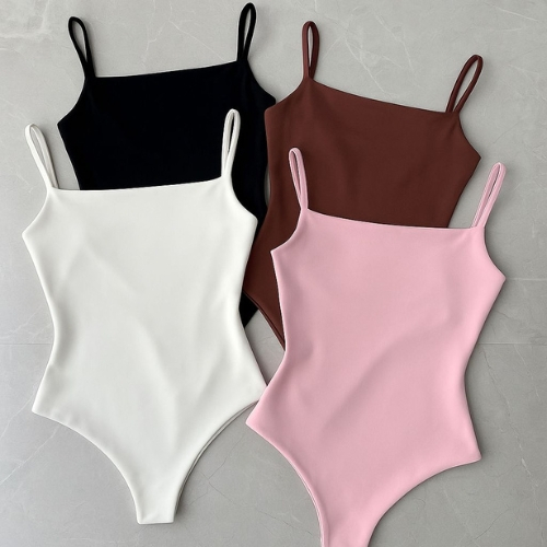 Kit 4 Body Bori Bodi De Alçinha Regata Com Decote Reto Modelador Versátil Casual Moda Gringa Blogueira em Oferta na Shopee