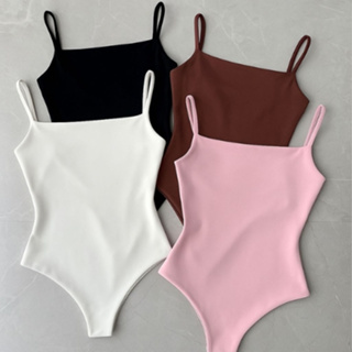 Kit 4 Body Bori Bodi De Alçinha Regata Com Decote Reto Modelador Versátil Casual Moda Gringa Blogueira em Oferta na Shopee