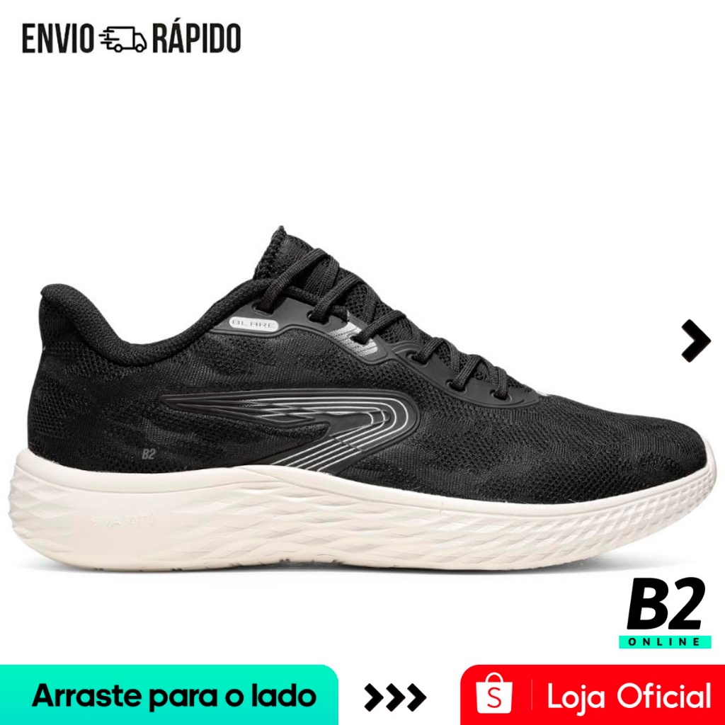 Tênis Rainha Blare Masculino Preto Original com Nota Fiscal e Garantia