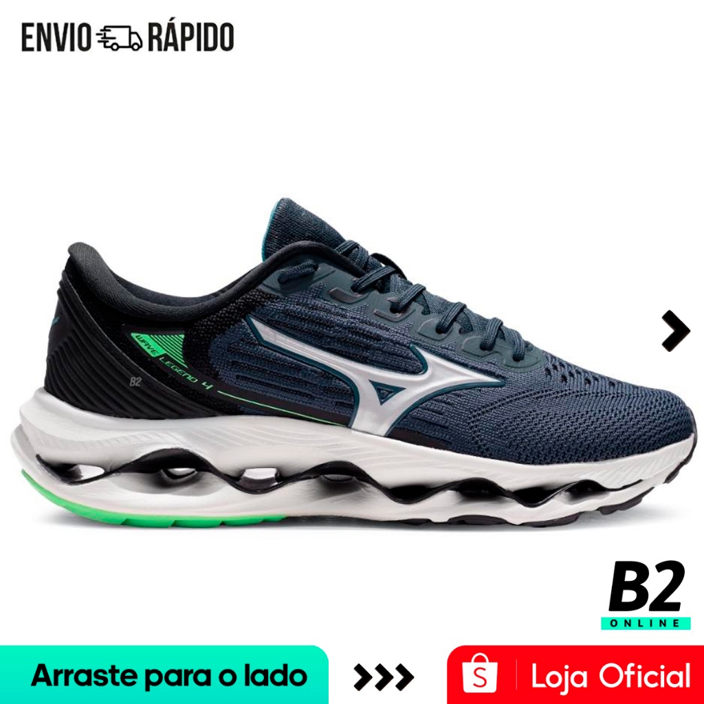 Tênis Mizuno Wave Legend 4 Masculino Original Com Nota Fiscal e Garantia em Oferta na Shopee