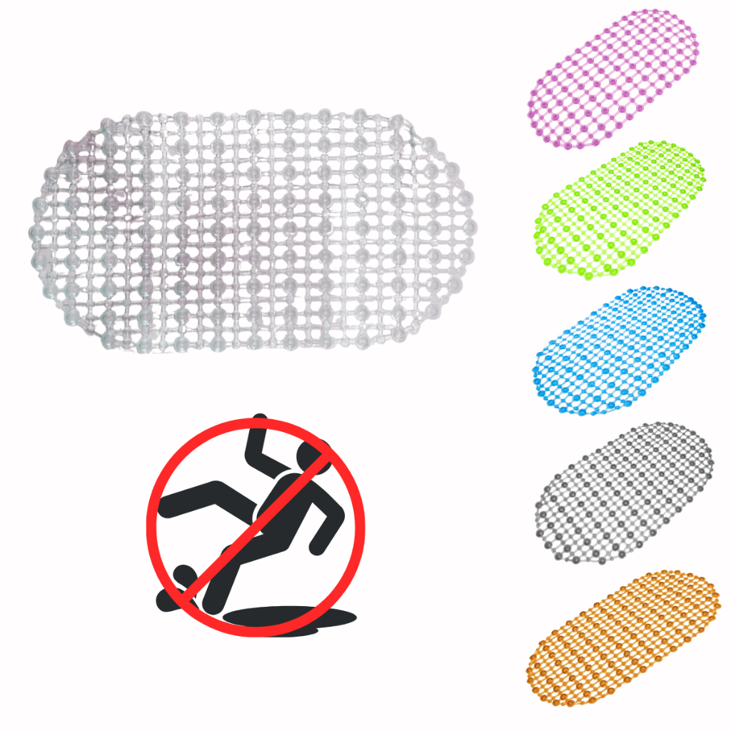 Kit 02 Tapetes Antiderrapante Com Ventosas Banheiro Box Grande em Oferta na Shopee