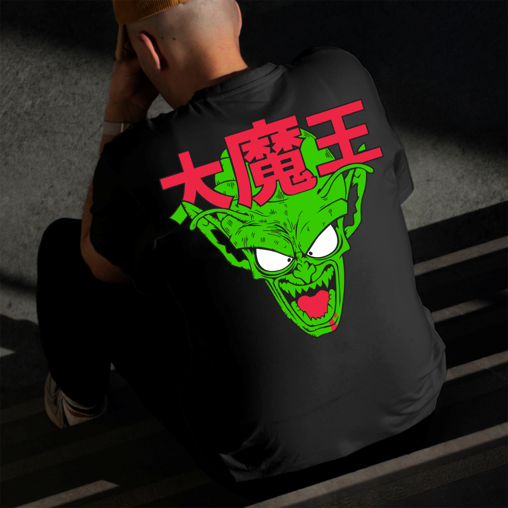 Camiseta Masculina Estampada Pikulo 100% Algodão Estilo Conforto Diário Do Tamanho P ao GG