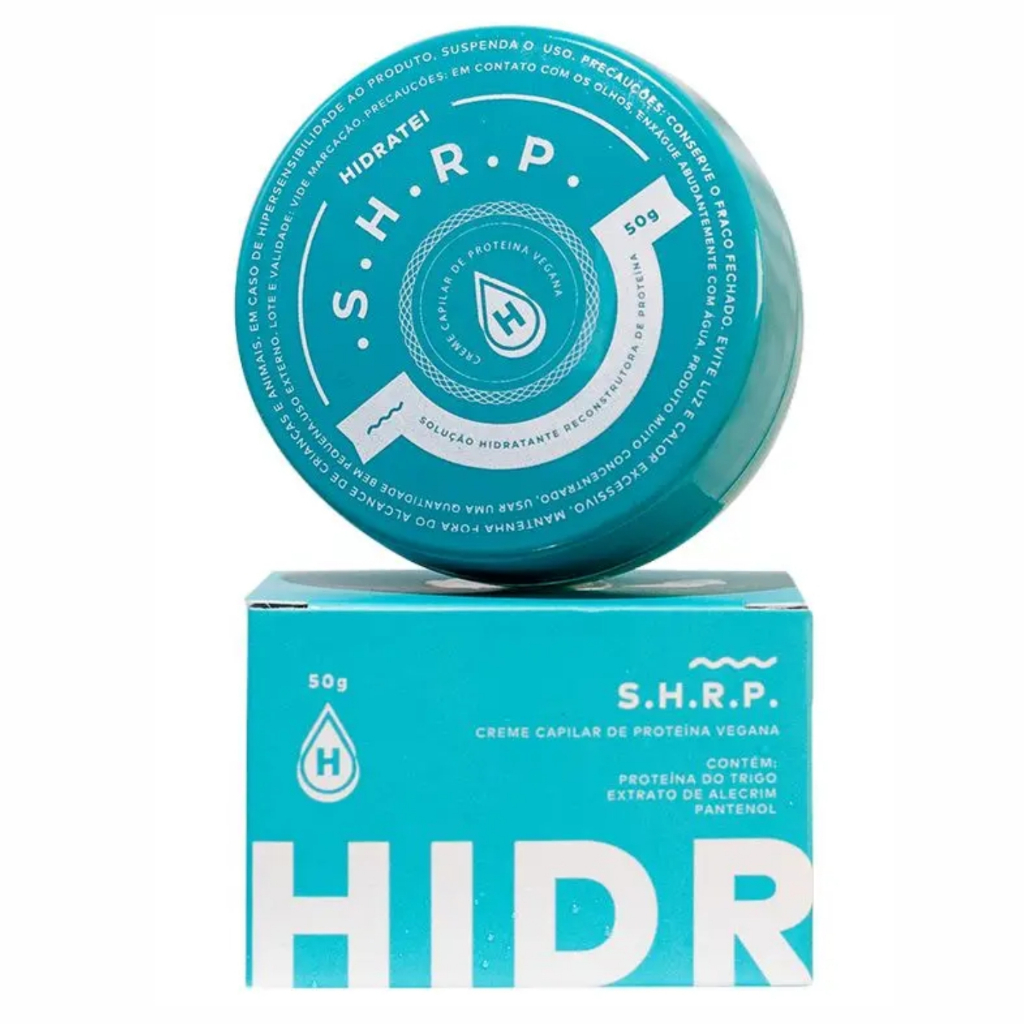 Creme De Proteína Hidratei SHRP Vegana Super Concentrado Reconstrução Restauração 10G e 50G