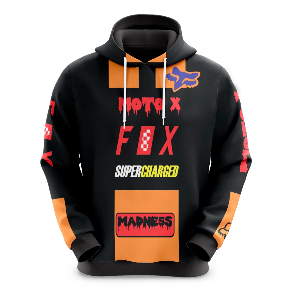 Blusa de Moletom Sublimado Adulto e Infantil Trilha Motocross Aventura