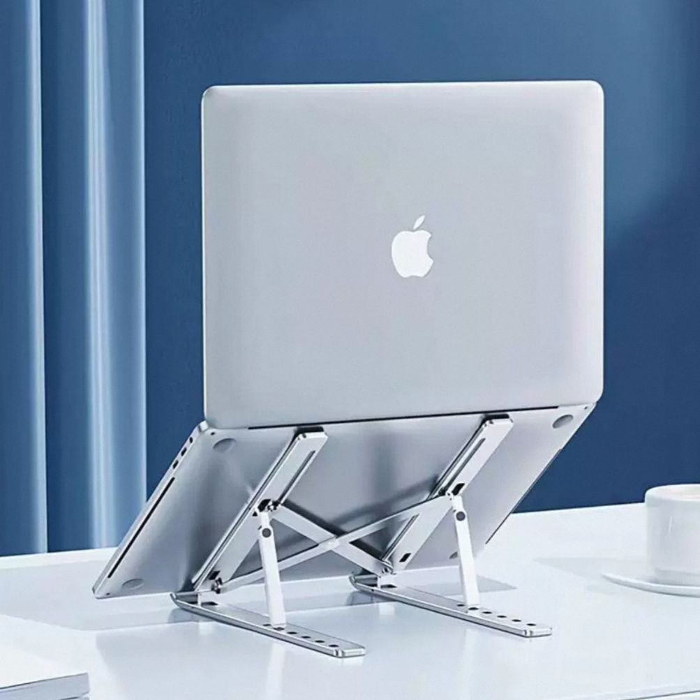 Suporte Apoio Para Notebook Tablet Suporte Base De Aluminio Dobrável Portátil