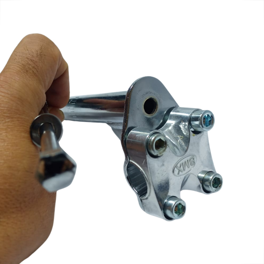 Mesa Avanço BMX Freestyle Aço Logan MX-800 Espiga 21,1 mm Guidão 22,2 mm 20 mm Avanço