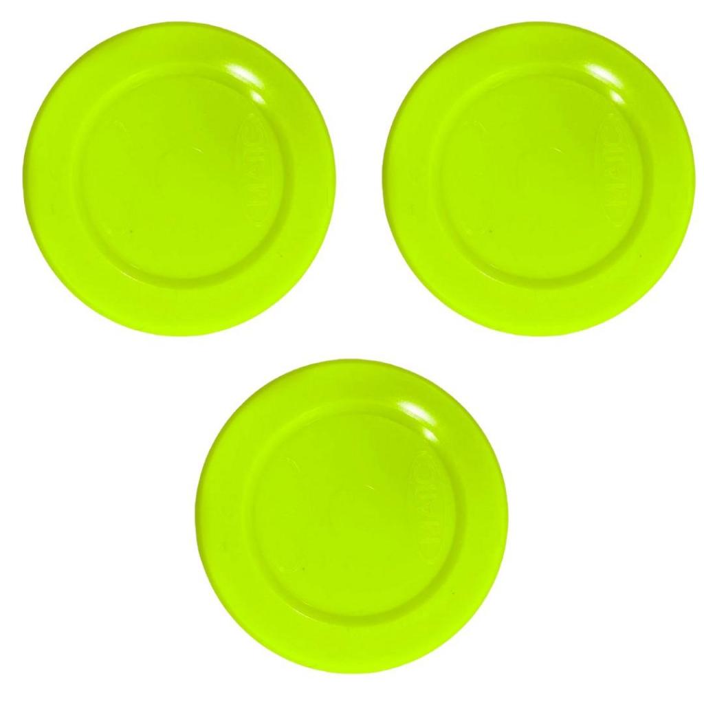 3 Discos Verdes OU Vermelhos Reposição Para Mesa Air Game Aero Hóquei