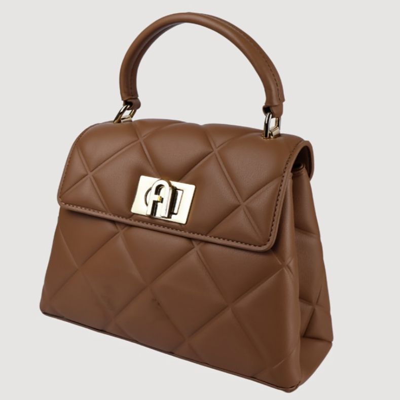 Bolsa Feminina Estruturada Pequena Alça Mão Transversal Tiracolo Luxo Casual em Oferta na Shopee