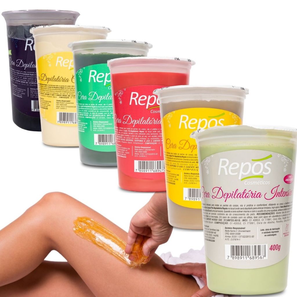 Cera Depilatória Elástica Repos 400g