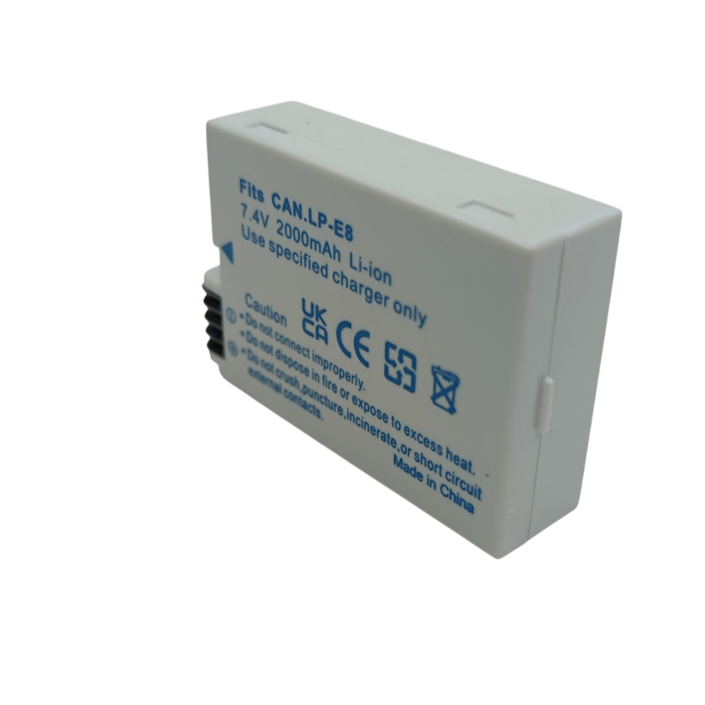 Bateria Lp-e8 2000mAh Pra 550d 600d 650d 700d kiss x4 x5 x6i x7i rebel t2i t3i t4i t5i