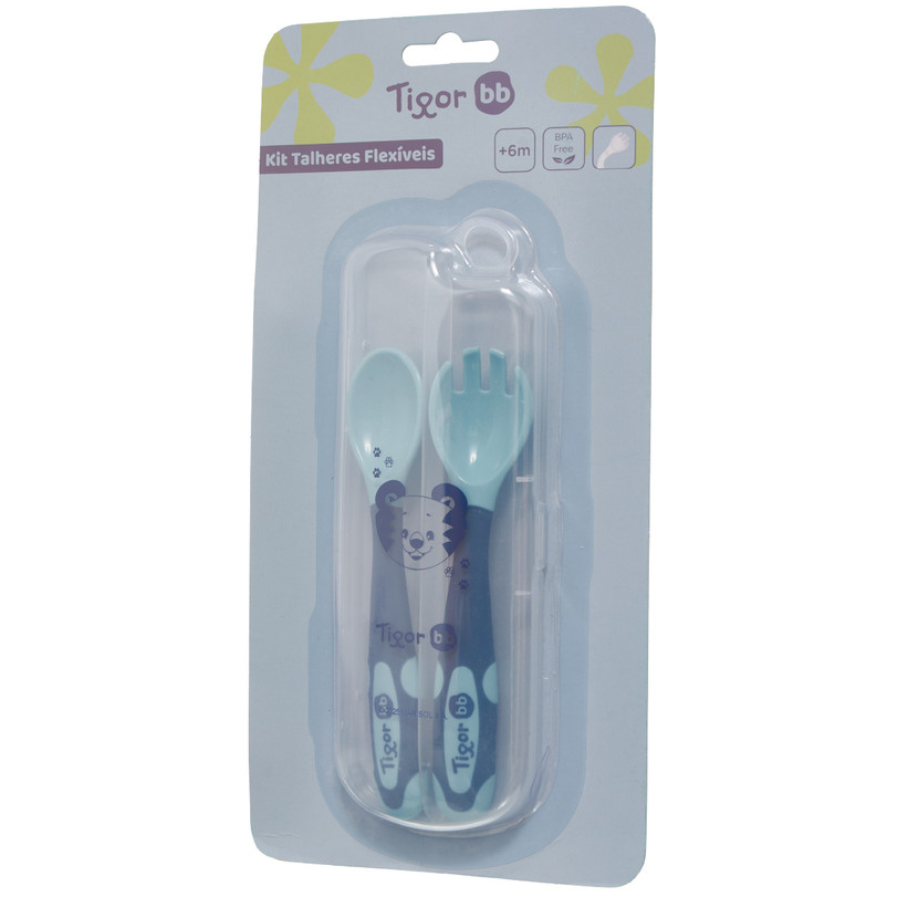 KIT TALHERES TIGOR PLASTICOS TIGRE COLHER TIGOR