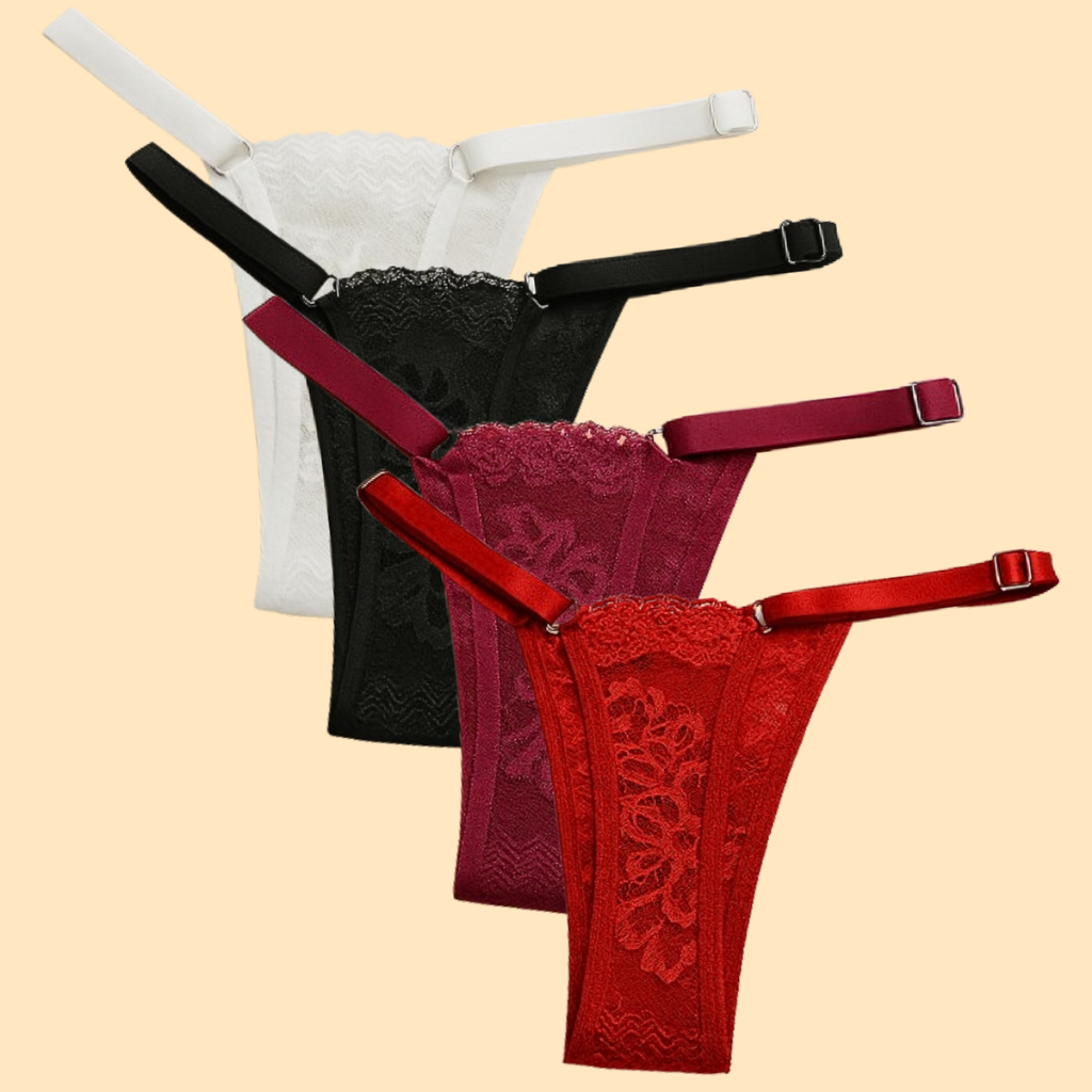 Kit 5 Calcinha Fio Cintura Alta com Regualgem em Oferta na Shopee