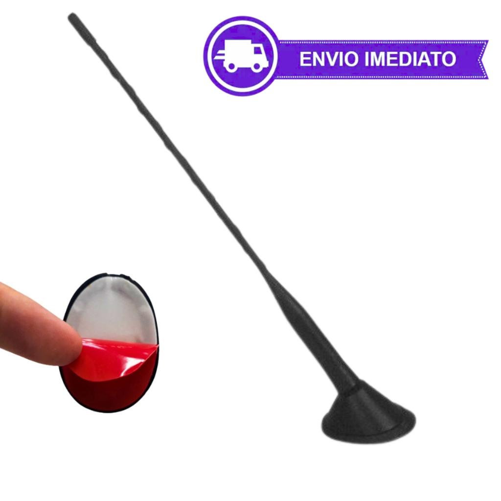 Antena Decorativa Para Carro 30cm de Teto Com Fita Dupla Face 3m Universal em Oferta na Shopee